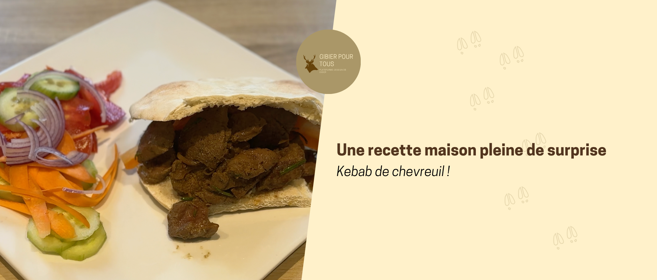 Kebab de chevreuil : une recette maison pleine de surprise