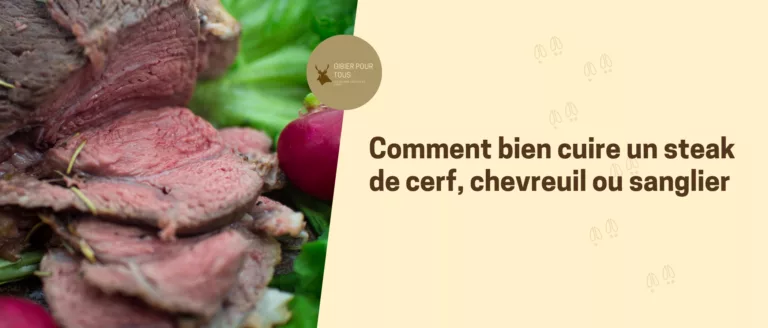 Steack chevreuil